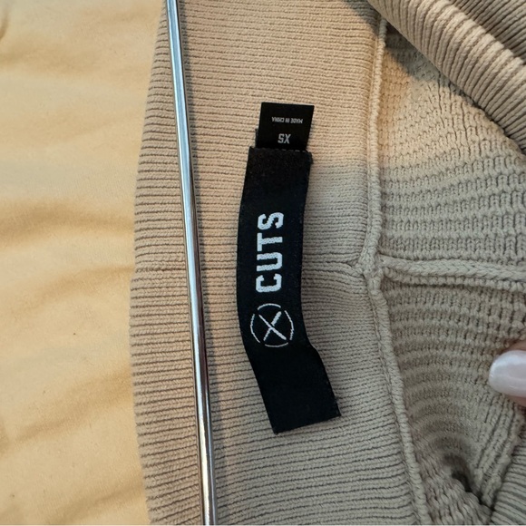 CUTS Tan Ribbed Knit Two-Piece Set - Picture 3 of 3